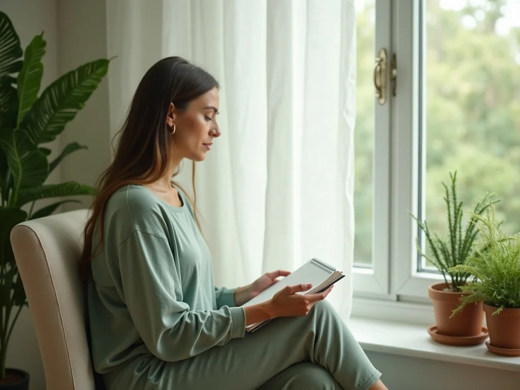 Quiet journaling practice for HSP emotional healing and self-discovery